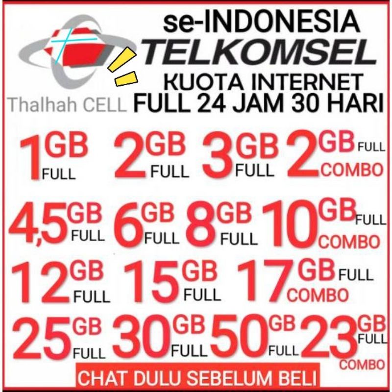 PAKET TELKOMSEL PROMO ThalhahCell
