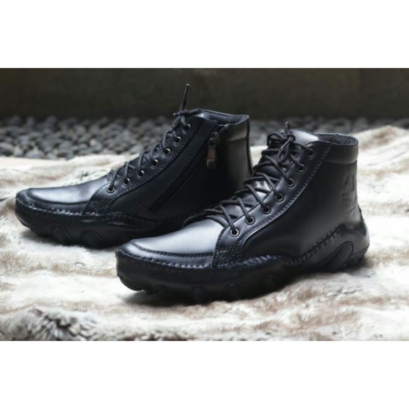 SULTAN FOOTWEAR - Sepatu Kulit Asli BM x Sultan Footwear Nesta Boots Original Brand