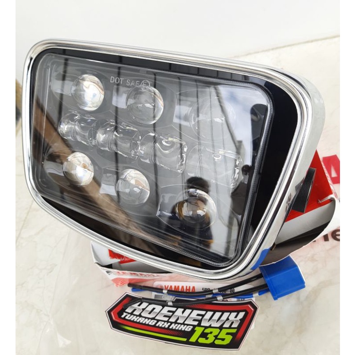LAMPU DEPAN OVAL RX KING LED DYMAKER-2