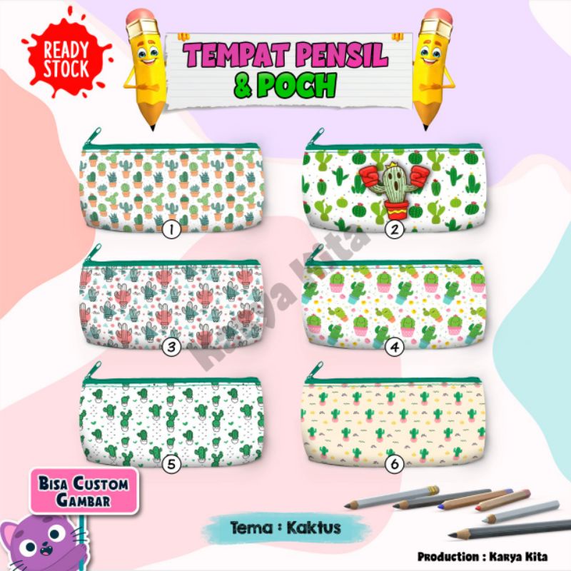 

tempat pensil terlaris karakter anime kaktus