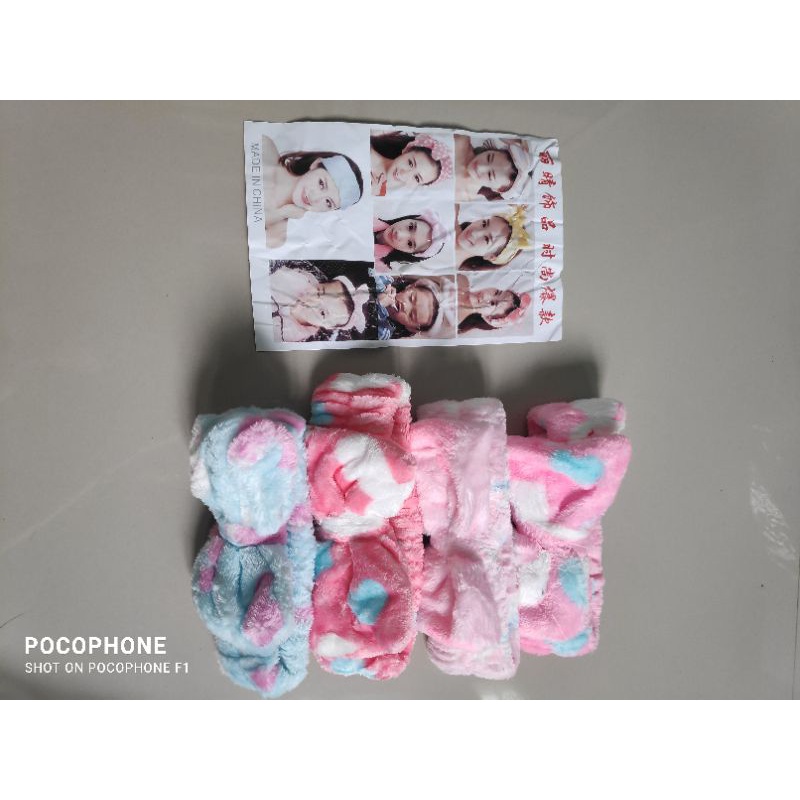 Bandana Bando Pita Besar Kecil Warna Warni Cantik Aksesoris Asessoris Rambut Kepala Sanggul Gulung