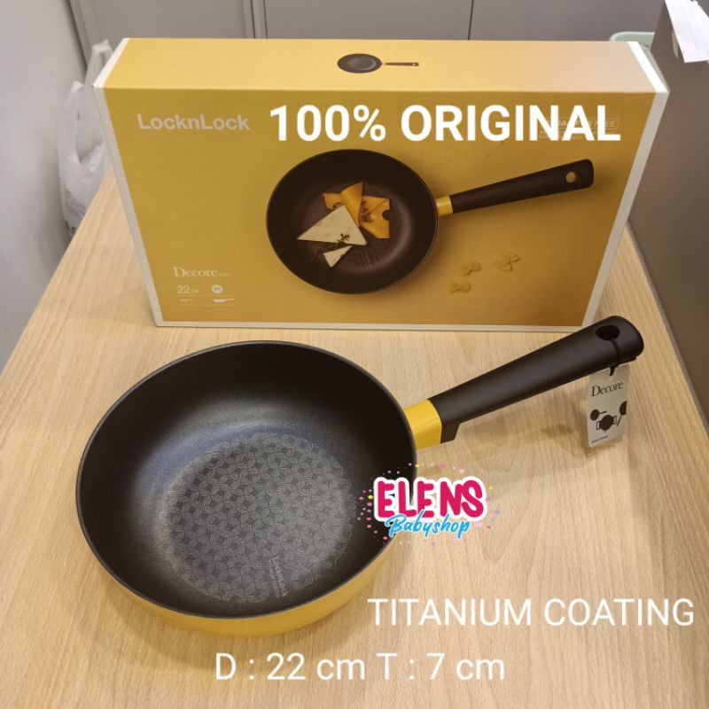 Lock n Lock Decore Frying pan titanium coating