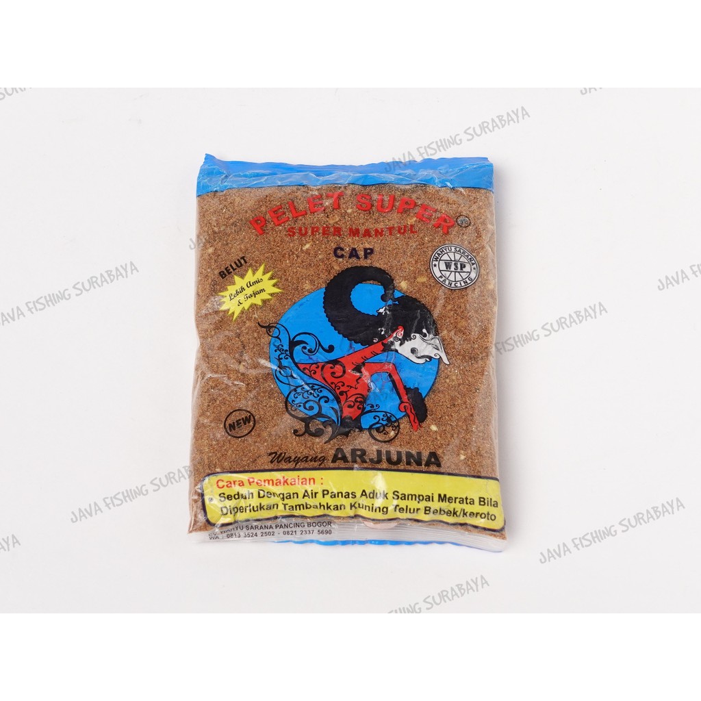 Pelet Umpan Pancing Super Mantul Cap Wayang Arjuna