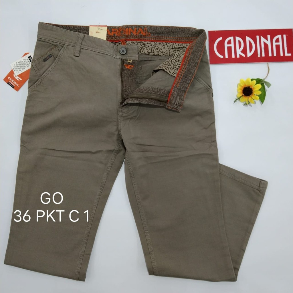 gof 36-PKT CARDINAL CASUAL CELANA POCKETS PANJANG Celana Chino Pria Fashion Laki Brand Kekinian