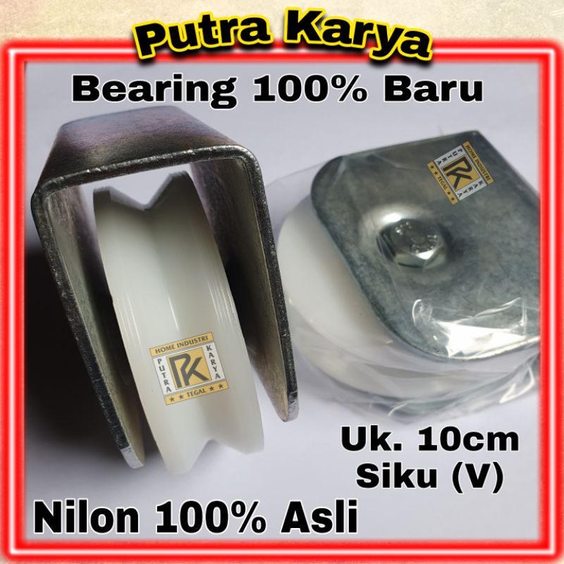 Jual Roda Pagar Besi 10cm Nilon Rel Siku V Plat Tebal Shopee Indonesia 2109