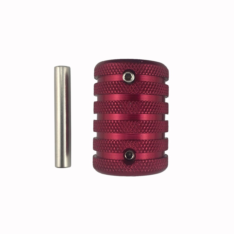 35Mm Aluminium Alloy Tato Knurled Pegangan Tabung Tato Mesin Handle Grip