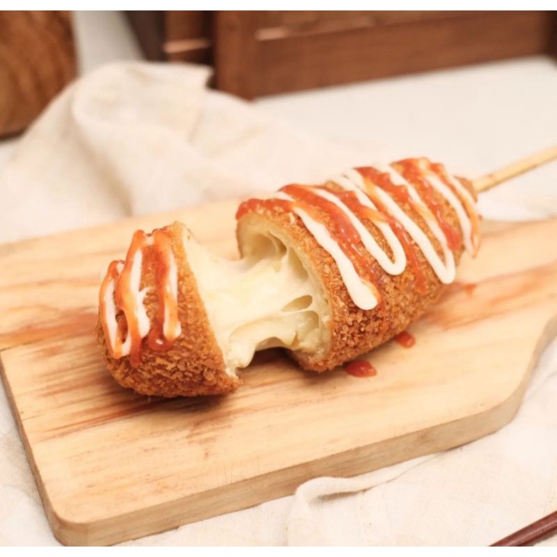 

(BELI 5 GRATIS 1) Corndog mozarella mini isi 2, full mozarella dan sosis