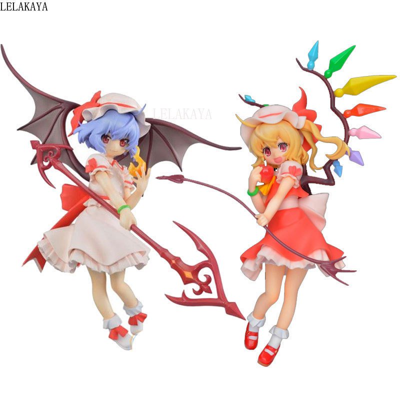 Japanese Anime Touhou Project Remilia scarlet & Flandre Scarlet PVC Action Figure Collection Model T