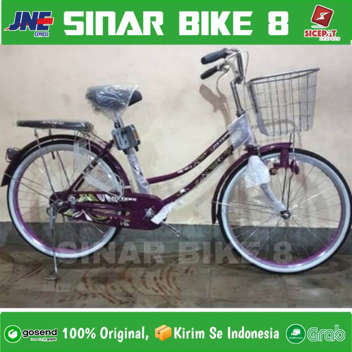 Sepeda Mini Keranjang Dewasa JIEYANG 01A Ukuran 20&quot; 24&quot; dan 26 Inch City Bike