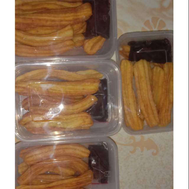 

Churros saus coklat