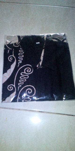 Distro Batik Hrb026 Kenongo Kemeja Tosca Pende Pekalongan Padi M L Xl Sogan Halus Kemeja Batik