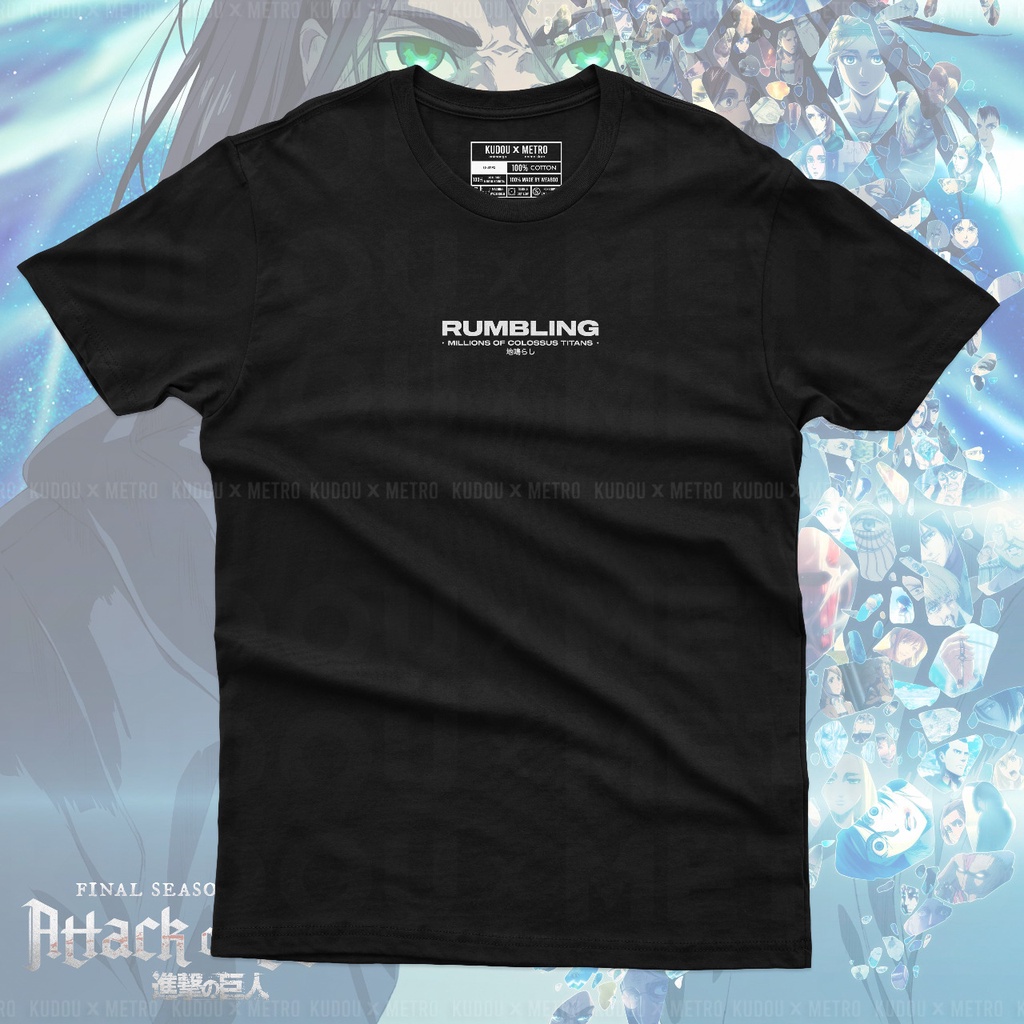 Kaos AOT Titan Rumbling Anime Manga SNK Attack On Titan Unisex