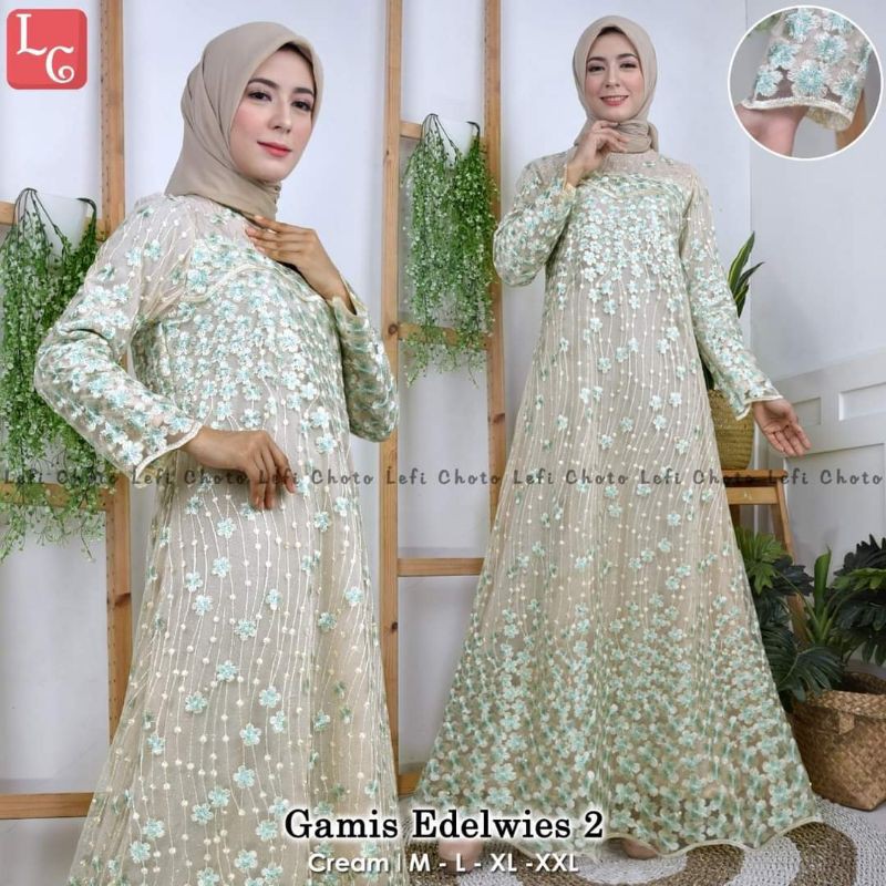 GAMIS TULLE ENDELWIES/GAMIS TERBARU/GAMIS KEKINIAN