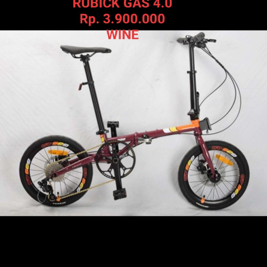 Sepeda lipat Rubick Gas 4.0 Genio