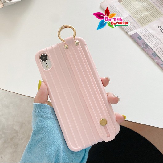 Case Softcase Luggage Koper Handgrip Iphone 6 6+ 7 8 7+ 8+ X XR XS MAX 11 12 MINI PRO MAX BB2342