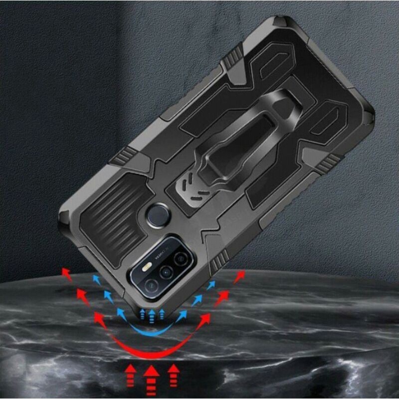 Case Poco X3 cristal robot phatom