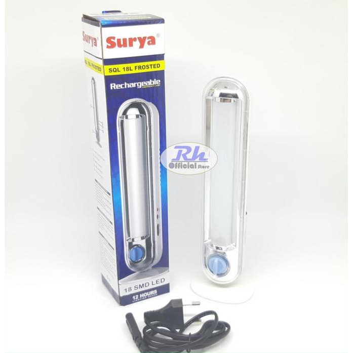 ready lampu led emergency surya sql 18l frosted