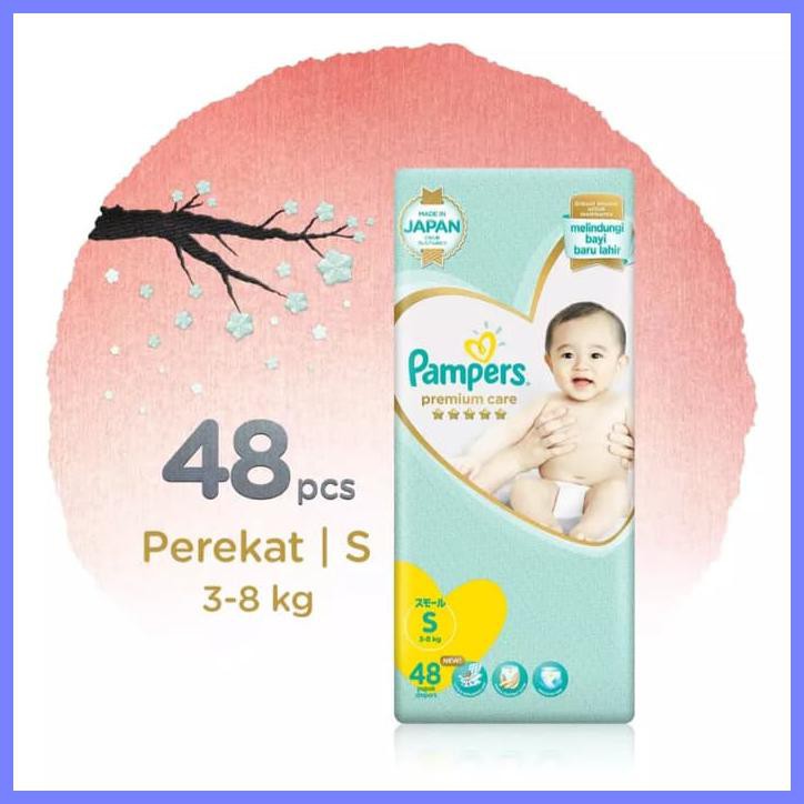 PAMPERS PREMIUM CARE PEREKAT S 48