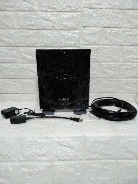 ANTENA DIGITAL TV INDOOR OUTDOOR INTRA INT-118 / 119  FREE KABEL 10M