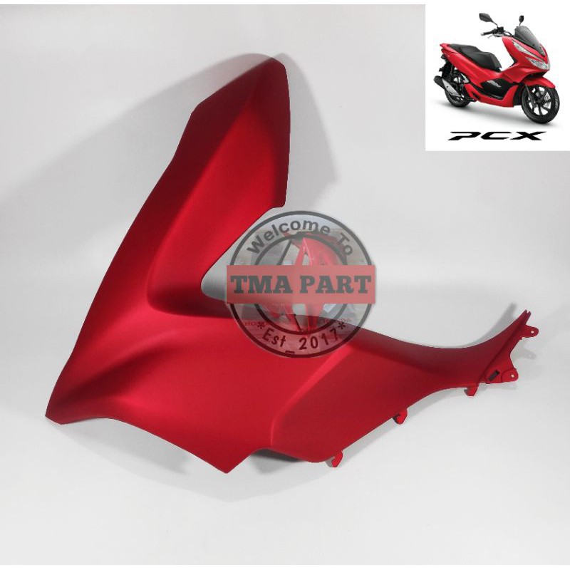 Cover Left Front Side L Cowl Kap Samping Sayap Pcx 150 Lokal K97 Bagian Kiri Merah Doff Dof Dop