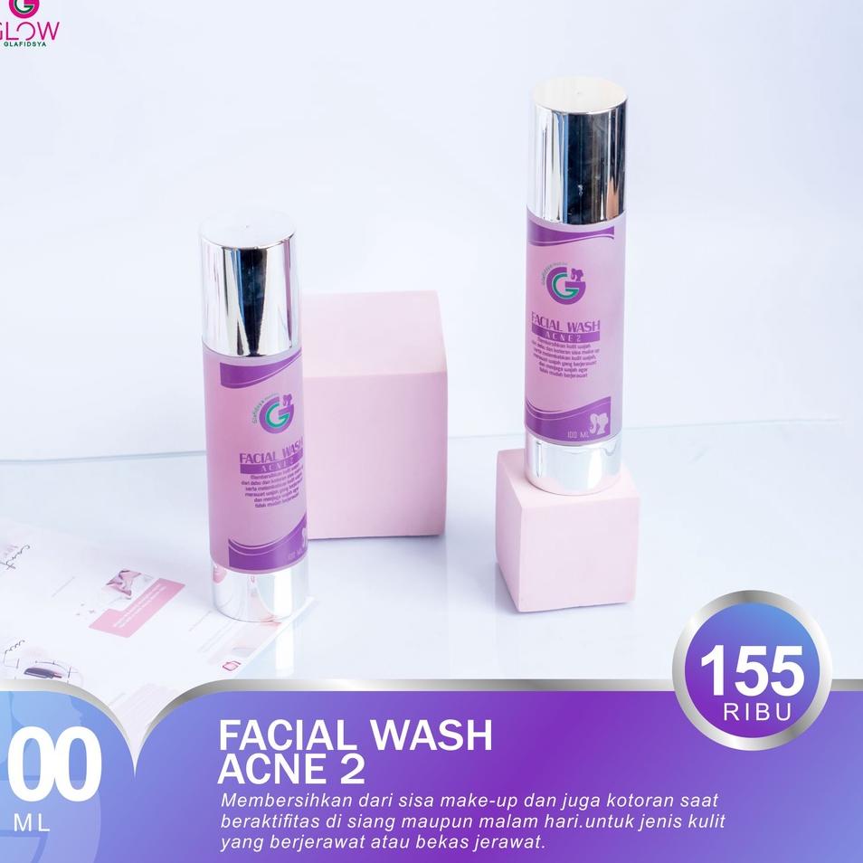 [PRODUK KTBC8] Facial Wash Acne 2 | Glafidsya | skincare | kosmetik 9RN