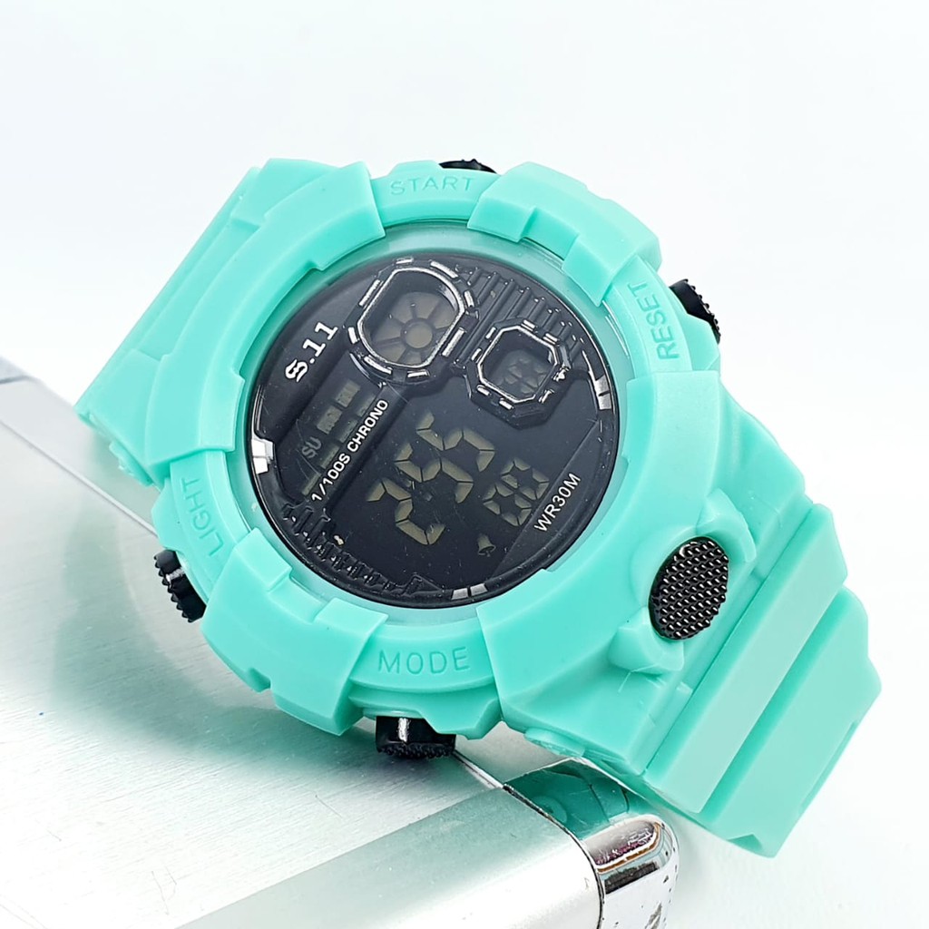 Jam Tangan Pria/Wanita Keren Sporty Digital 5.11 Strap Rubber SS-23 Anti Air