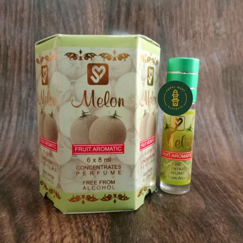 Parfum Melon Aroma Melon Satu Box Isi 6 Pcs - Supermade