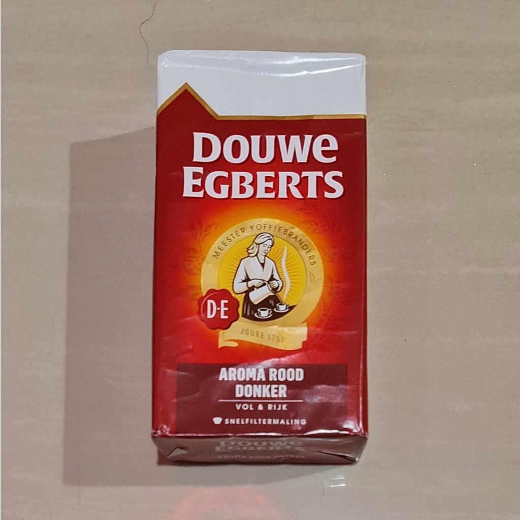 Douwe Egberts Aroma Rood Donker Red Dark Filter Holland Coffee 500 Gram