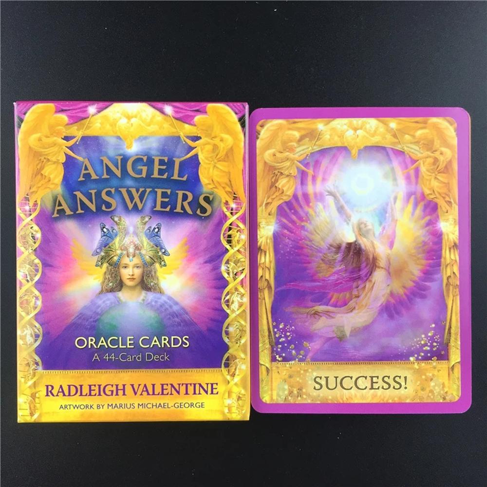 [Elegan] Angel Answers Entertainment Family Friend 44Pcs Full English Deck Games Tarot Card