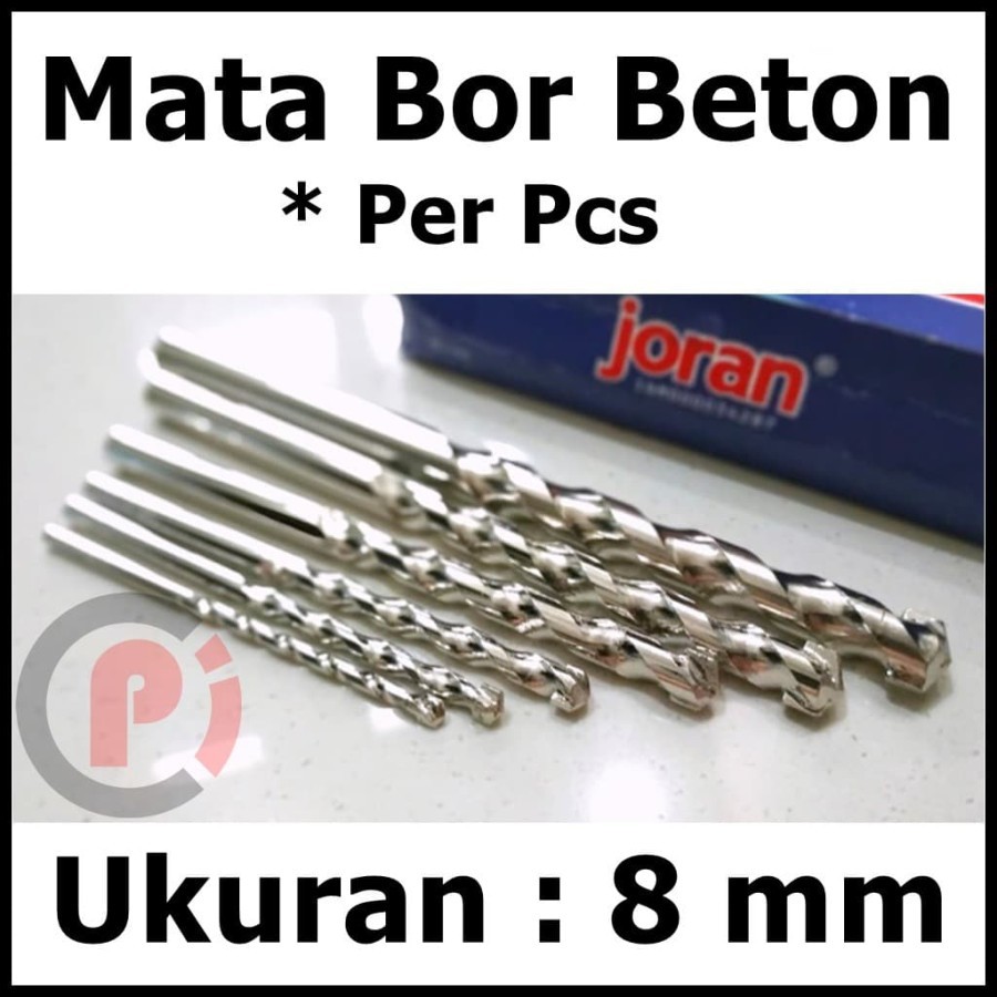 Mata Bor Beton 8 MM 8mm Tembok Stone Masonry Drill Bit