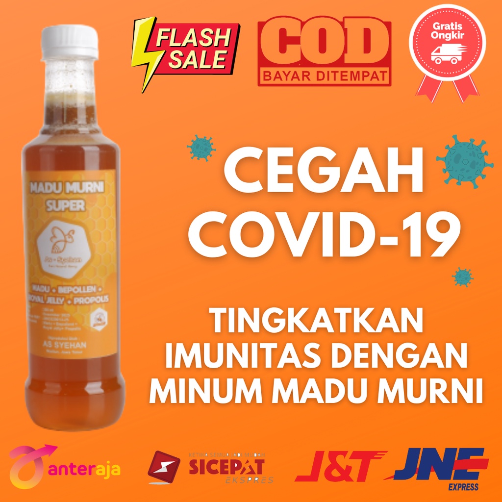 

Madu Super Murni 100% + Royal Jelly + Bee Pollen + Propolis
