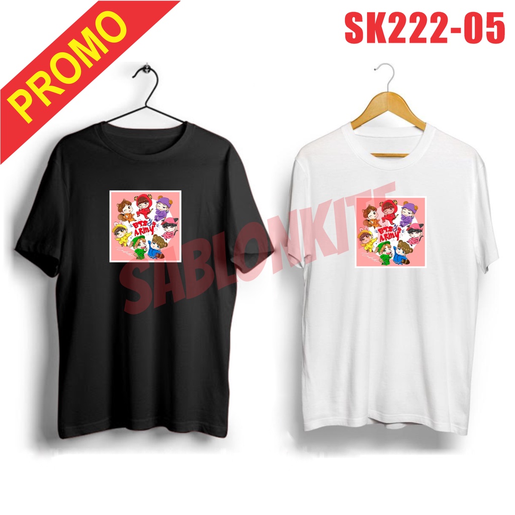 MURAH!!! KAOS KPOP RM TAEHYUNG SK222 BAHAN COMBED 30S