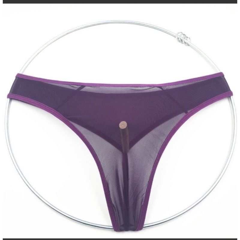 Thong pria transparant celana dalam laki laki G String cowo pakaian dalam sexy