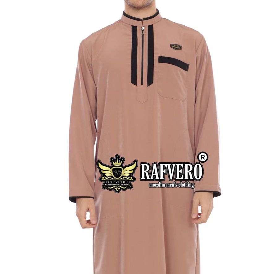 Gamis Jubah Muslim Pria Dewasa Muslim Rayhan Original Rafvero