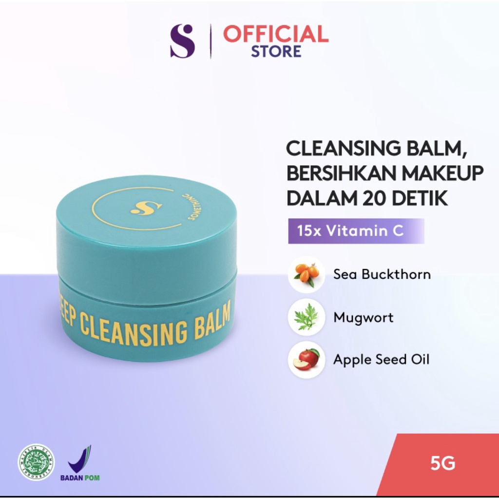 SOMETHINC Omega Butter Deep Cleansing Balm - Pembersih Make Up (Balm)