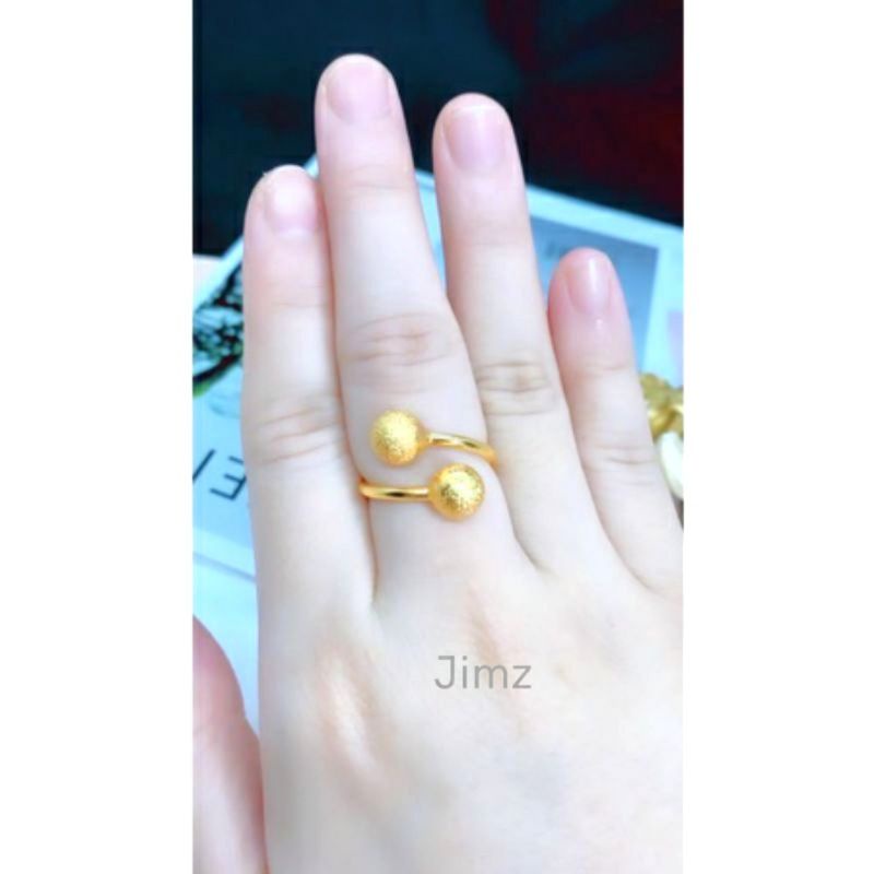 Cincin Xuping Boba Gold Perhiasan Kekinian