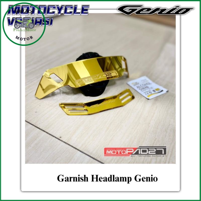 Garnish Lampu Depan Genio Garnis Cover Lampu Depan Genio (bisa cod)