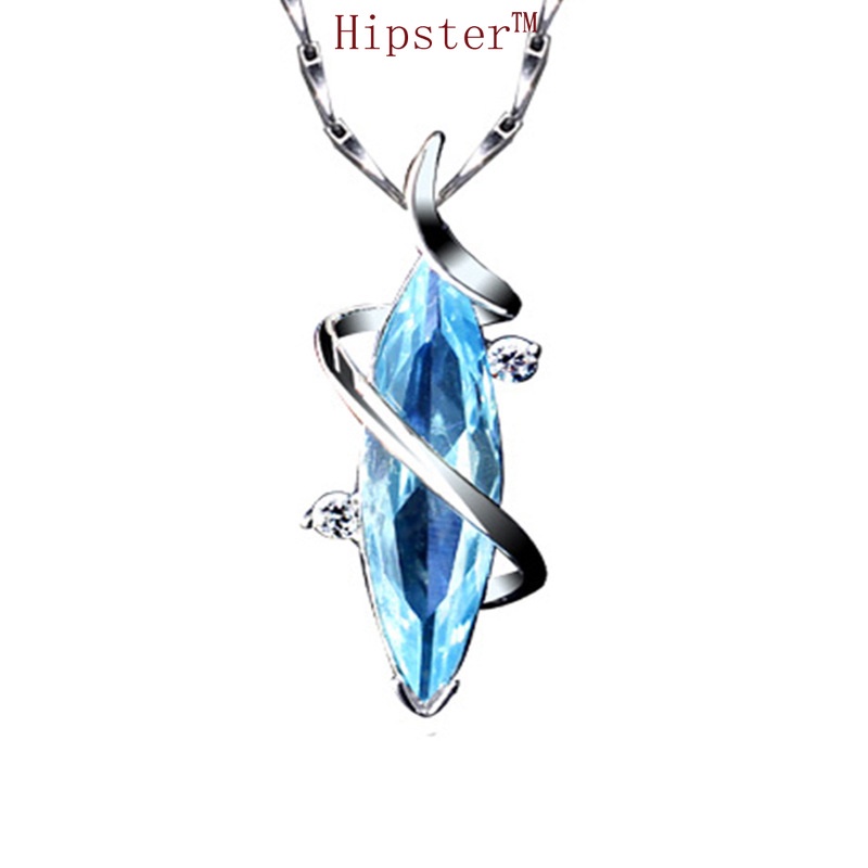 Design Personalized Characteristic Natural Fashion Sapphire Pendant Creative Necklace