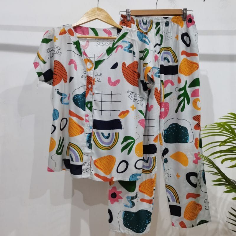 PIYAMA KANCING HITS PIYAMA KANCING BUSUI | PIYAMA RAYON | HOMEWEAR-NK 10k