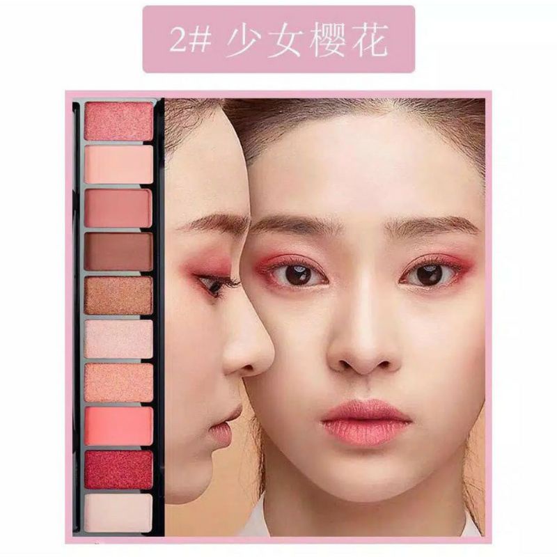 9999 LAMEILA Fashion Matte Eyeshadow Pallet Makeup 10 Warna