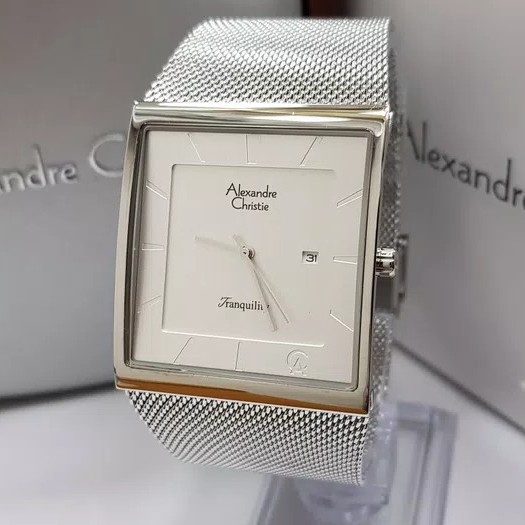 JAM TANGAN PRIA ALEXANDRE CHRISTIE AC 8333 / AC8333 RANTAI PASIR ORIGINAL