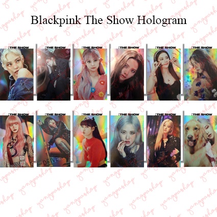 [READY / SET] BLACKPINK THE SHOW CONCEPT BPIN PHOTOCARD FAN MADE UNOFFICIAL YANGPASHOP JENNIE JISOO 