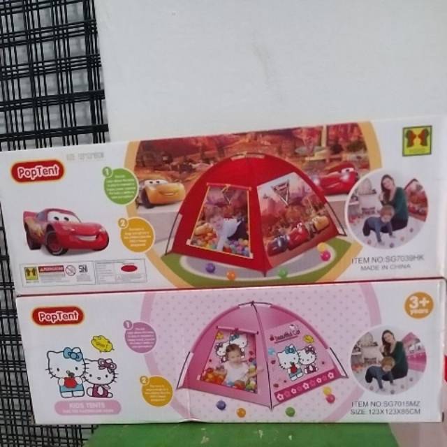 Tenda anak character cars