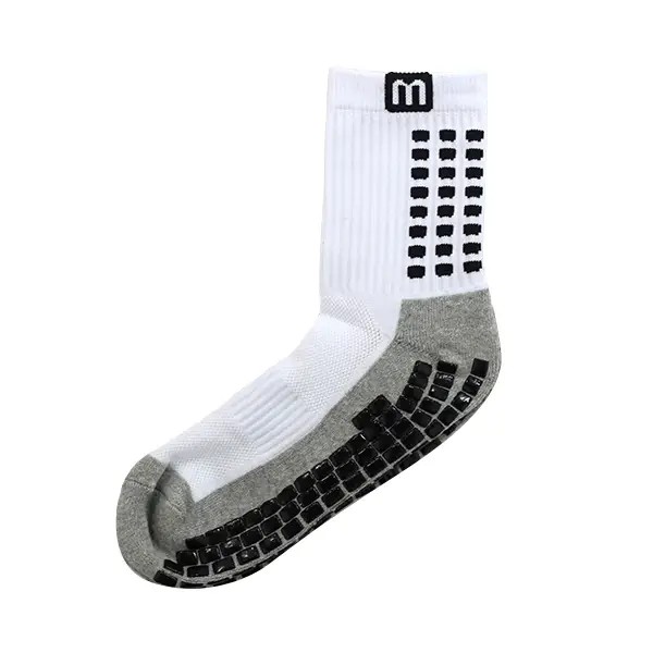 Kaos Kaki Monster Grip Socks Anti Slip Kaos Kaki Sepakbola Futsal Putih Pendek