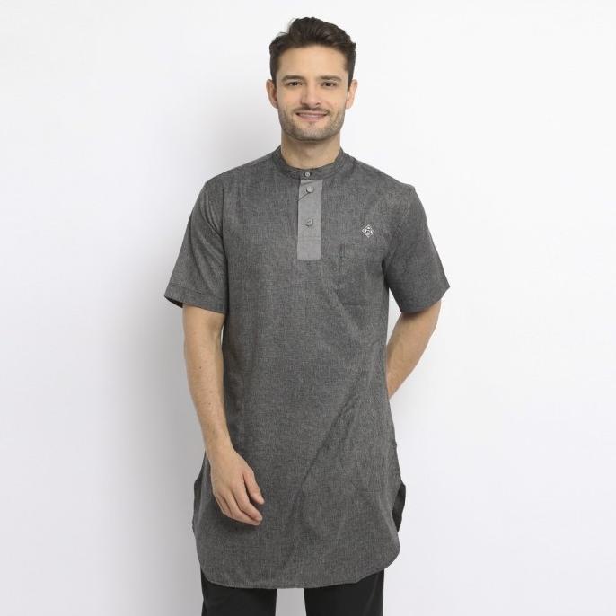 BAJU KOKO KURTA PRIA HISYAM LENGAN PENDEK ART G2106 SDGFD6464