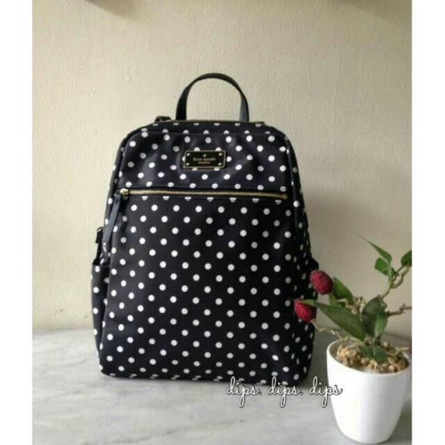 TAS KATE SPADE HILO POLKADOT BACKPACK