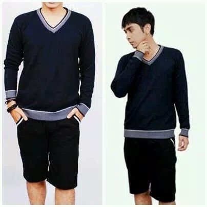 DAMSSHOP - SWEATER RAJUT V MEN TRIBAL PREMIUM