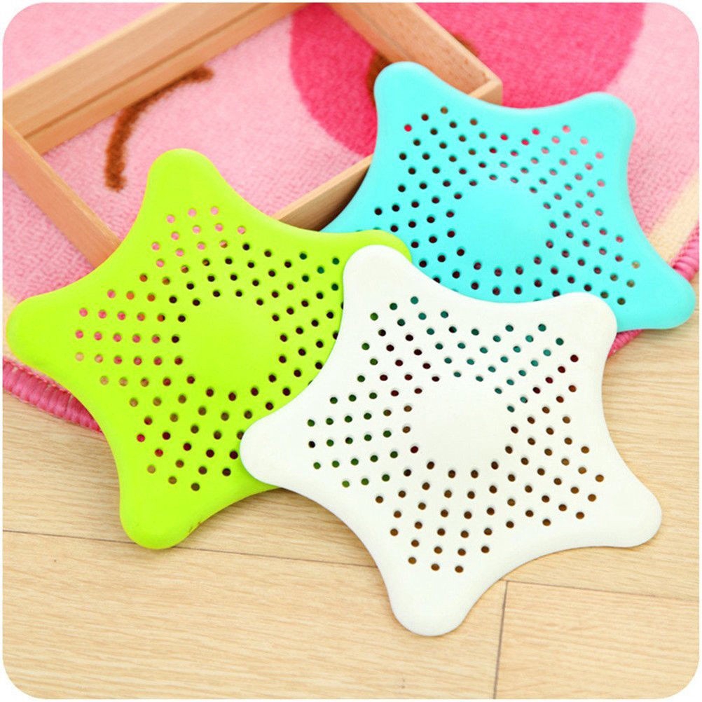 Silicone Kitchen Sink Strainer Filter Bathroom Shower Drain Cover Hair Catcher