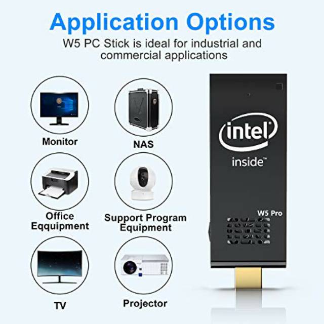 Mini PC Stick W5 Pro HDMI 8GB RAM 128GB ROM Windows 10 Pro HDMI WIFI USB 3.0