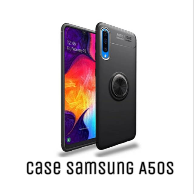 Case Samsung A50s Premium Soft Case TPU Ring
